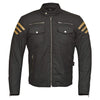 RIDERACT® Cotton Waxed Motorcycle Jacket Avista