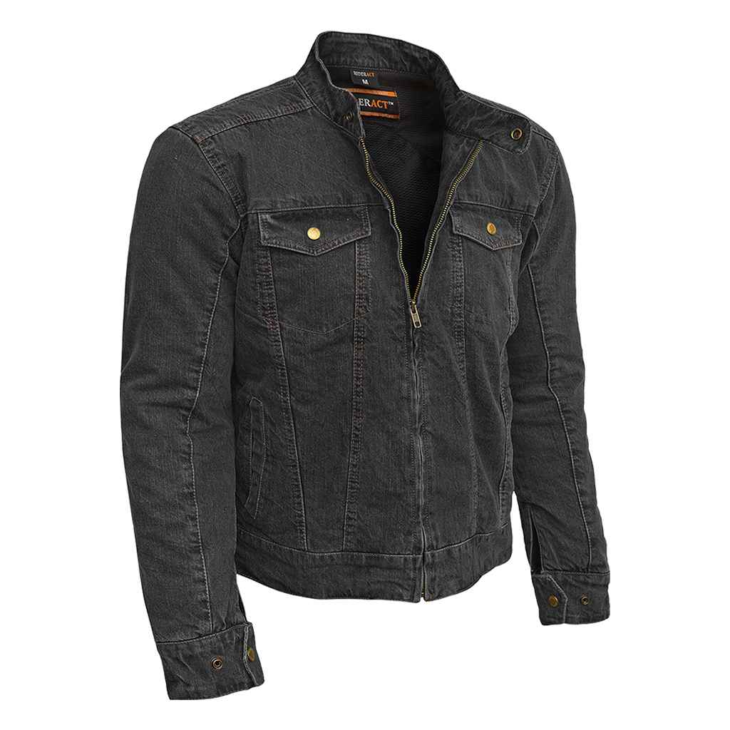 motorcycle denim jeans jacket