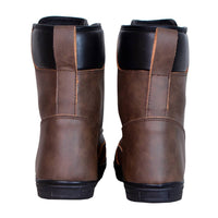 sneakers boots brown back pose