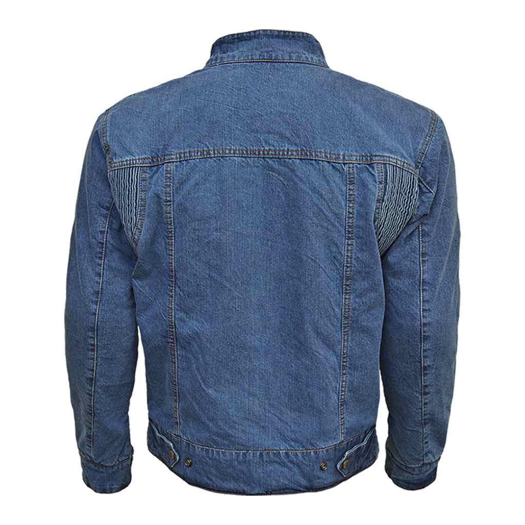 RIDERACT Denim Jacket Back Pose