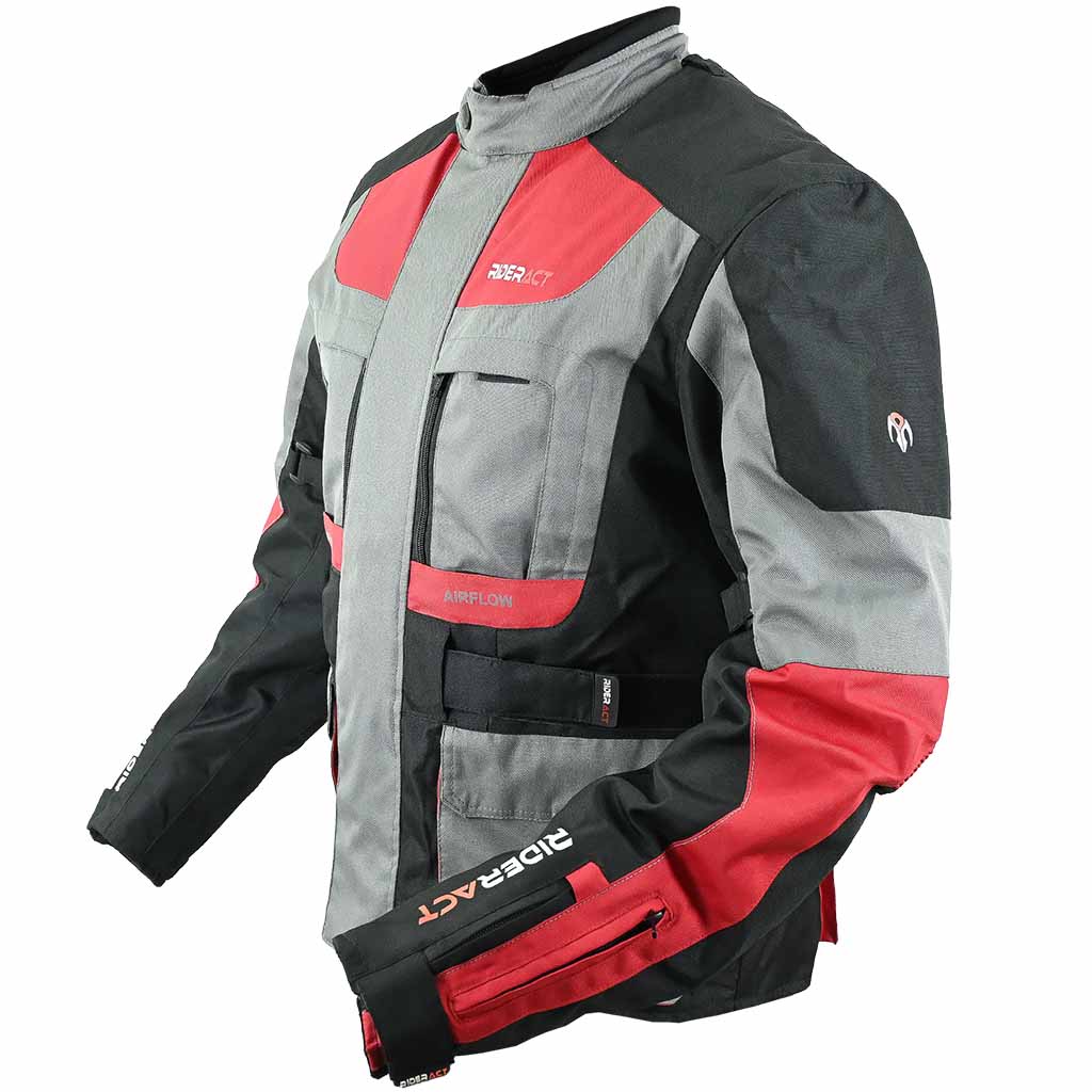 Waterproof motorcycle safety jacket