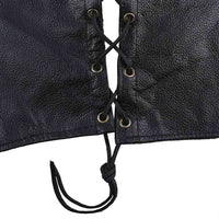 leather vest side lacing