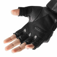 black motorcycle gloves
