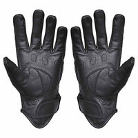 leather moto gloves