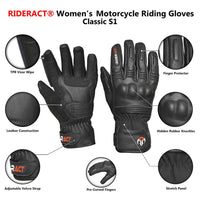 Infographics Protective women Motorbike Gloves