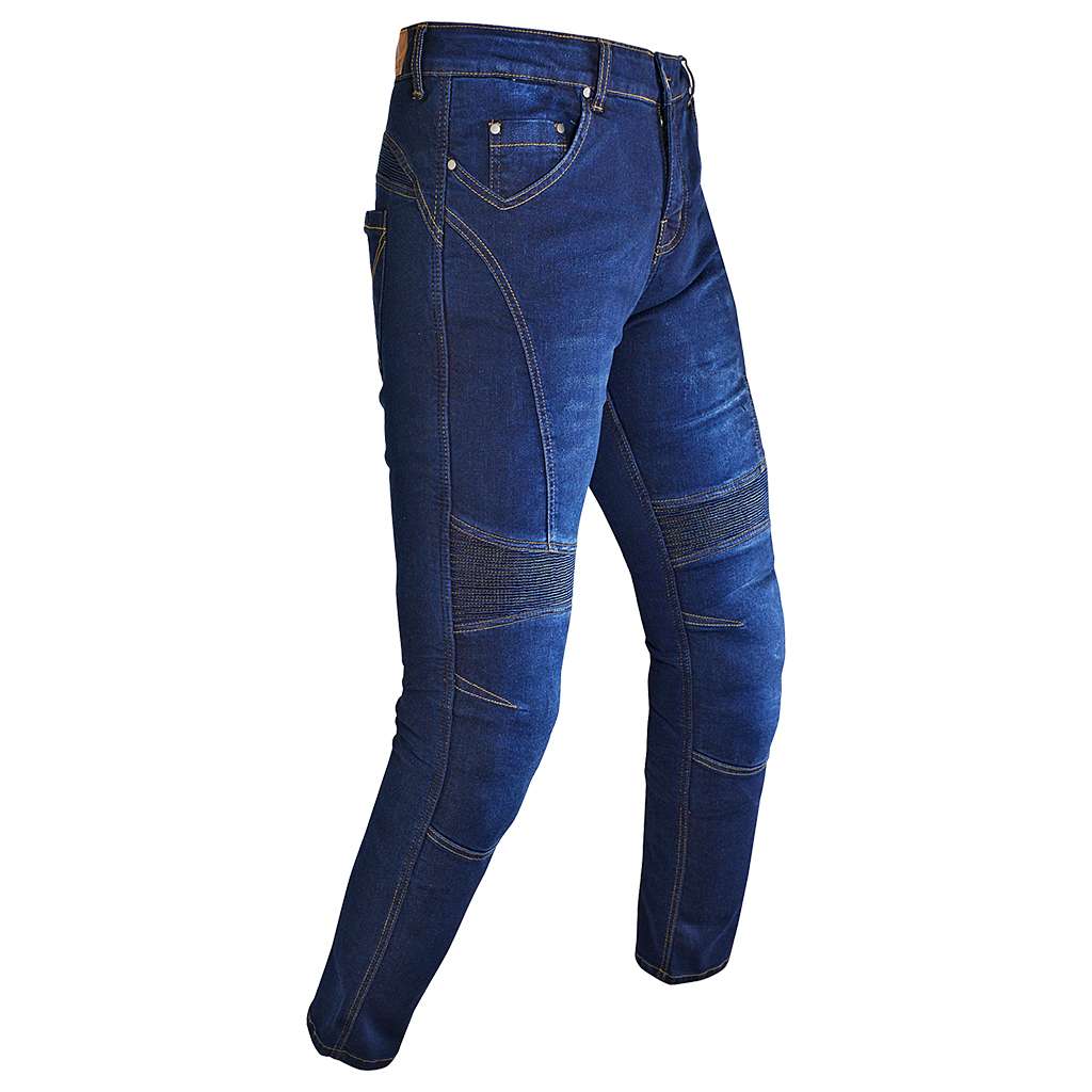 motorcycle riding bikers Kevlar jeans blue