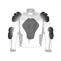 Biker Jacket internal Armour pockets