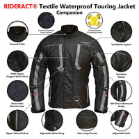 Infographics Textile Waterproof Touring Jacket Companion