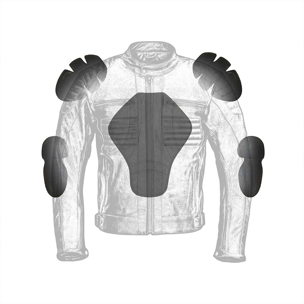 CE standard size internal Armor pockets Motorbike Jacket