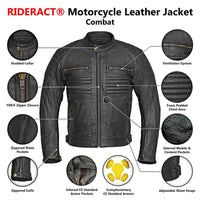 Motorbike Jacket Combat Infographics