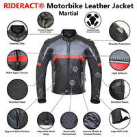 RIDERACT Motorbike jacket Martial Features