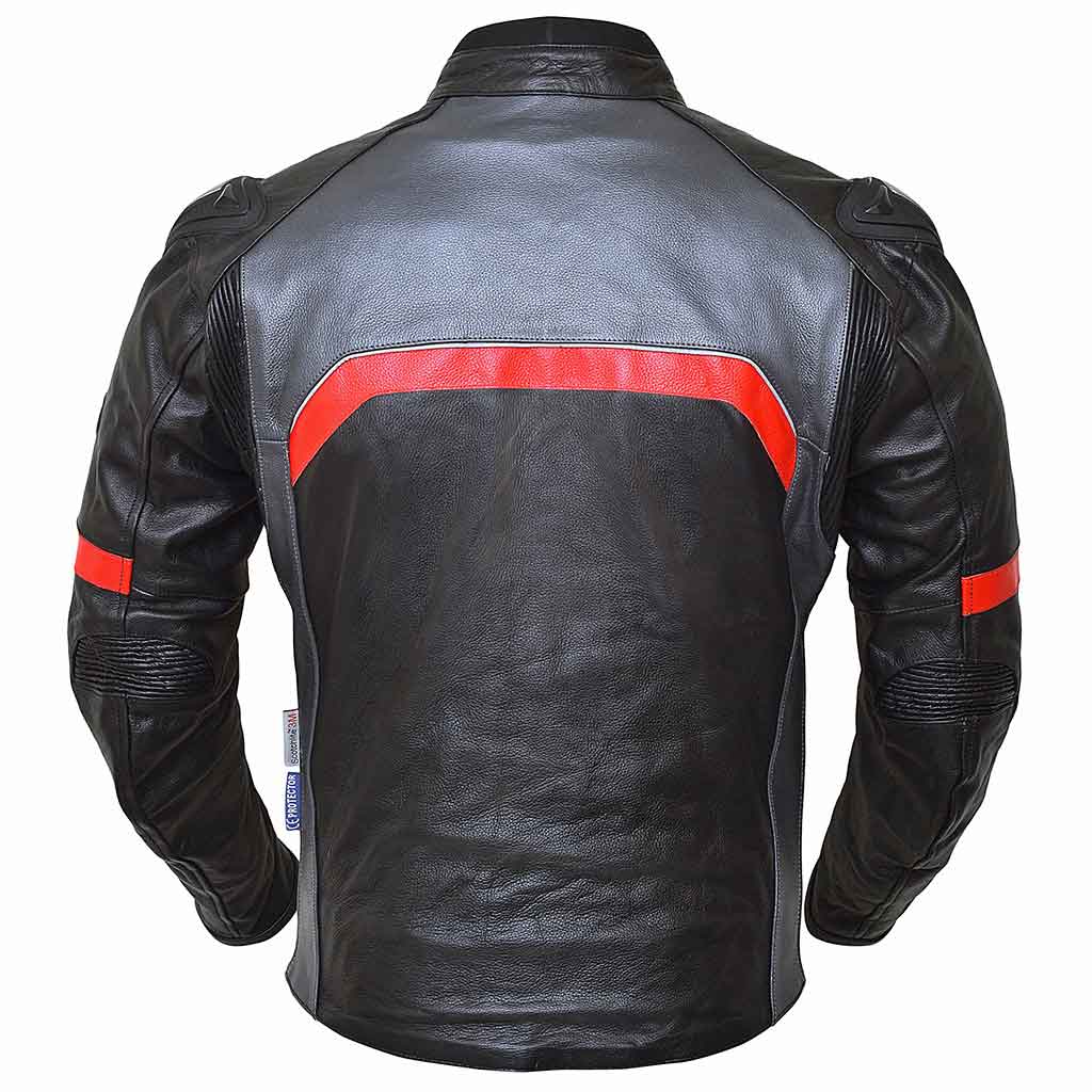 RIDERACT Motorbike Jacket Defense Back Pose