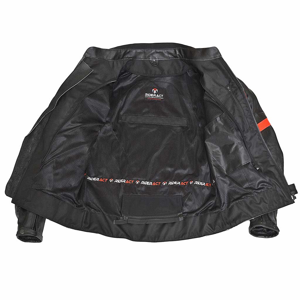 RIDERACT Motorbike jacket inside out