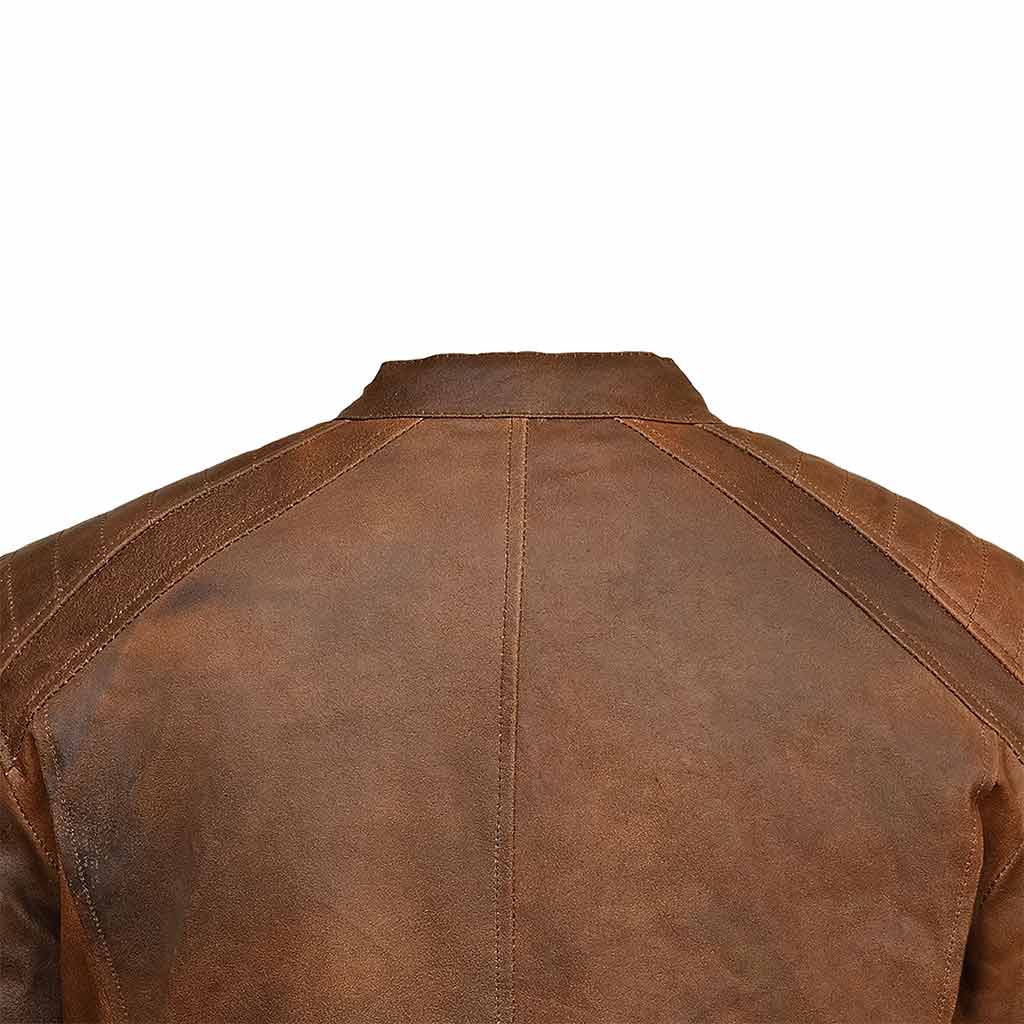Back side Men Motorbike Jacket