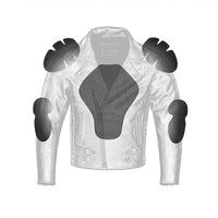 Internal CE standard Armor pockets leather Motorcycle jacket