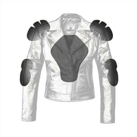 Armored Leather motorcycle Jacket
