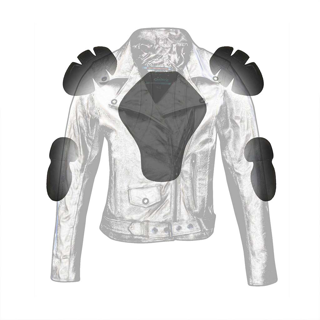 Ladies Armored Women Moto jacket