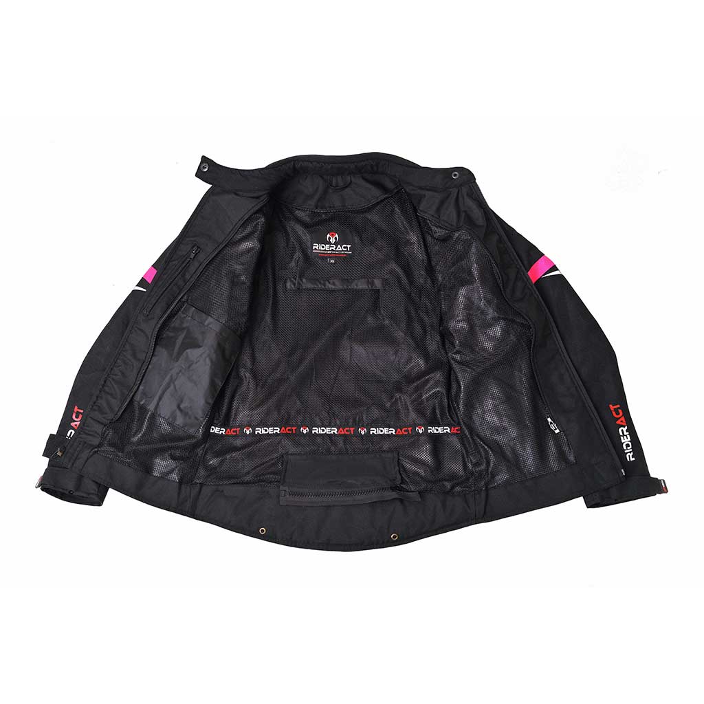 RIDERACT Ladies Jacket Armor Pockets