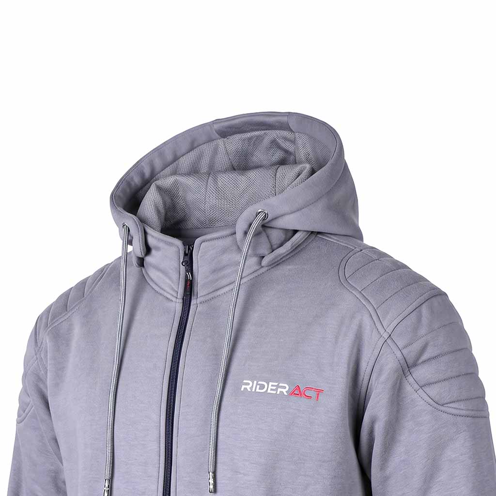 Reinforced Riding Hoodie Grey
