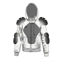 Motorcycle Riding Reinforced ladies Hoodie Internal CE standard armor pockets
