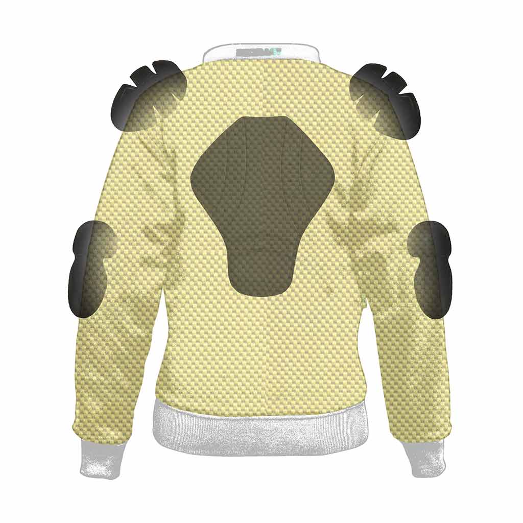 Reinforced womens Riding Hoodie with Aramid Fiber