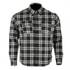 RIDERACT® Men’s Flannel Shirt Black