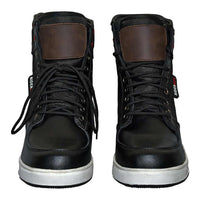 black sneakers boots