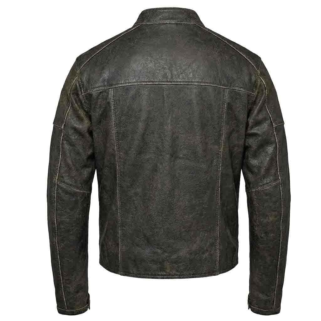 motorcycle leather jacket for men