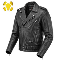 Leather Motorcycle Jacket for men