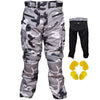 Motorcycle Pant TARZAN Camouflage Grey