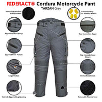 Infographics Motorbike Riding Pant Iron Grey Men