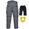 RIDERACT® Mens Cordura Waterproof Motorcycle Pant Grey
