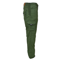 RIDERACT® Men Reinforced Cotton Cargo Pant Green