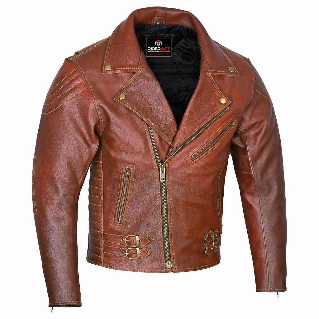 leather motorcycle jacket
