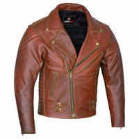 leather motorcycle jacket
