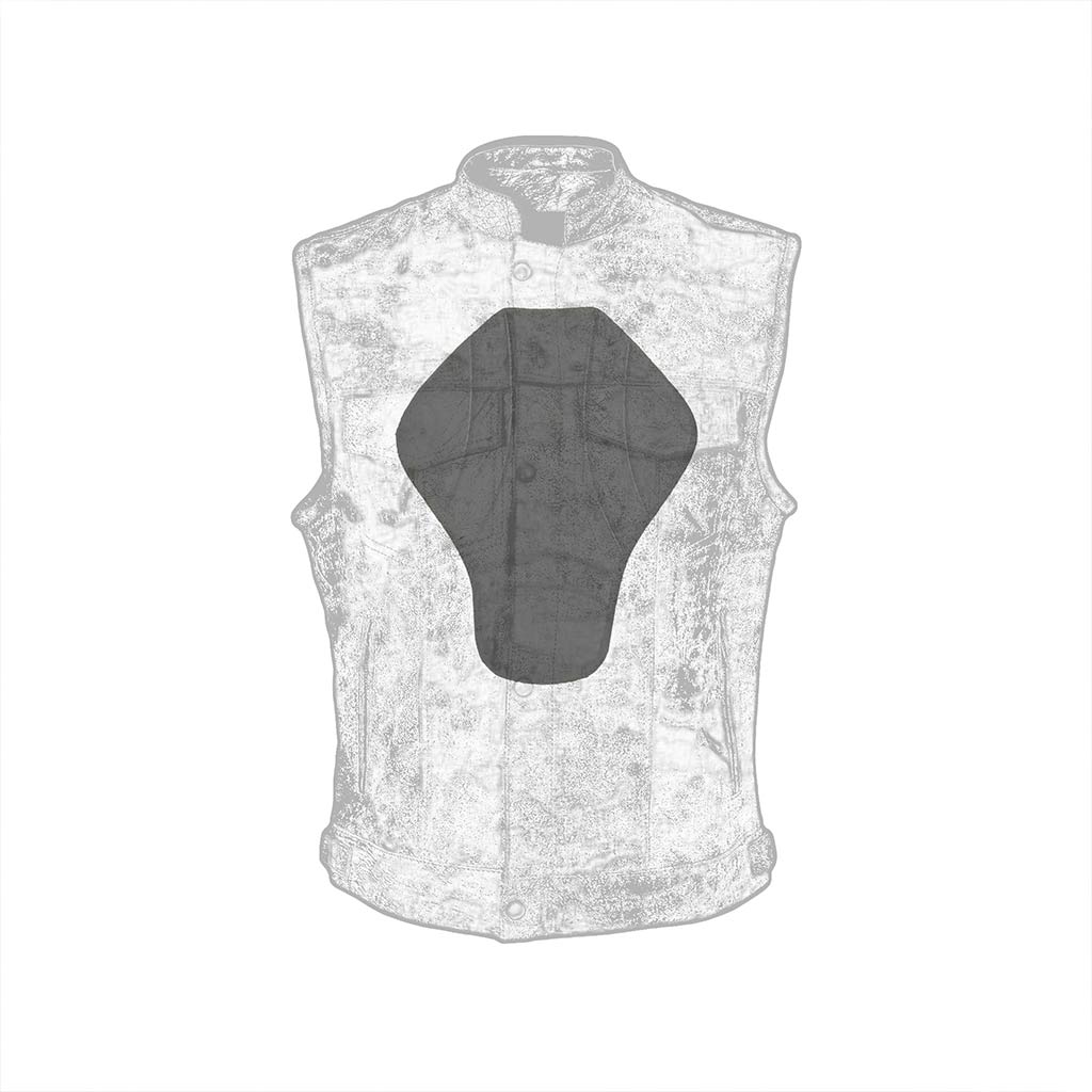 Safety Leather Vest Brown