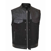 Leather Vest K2 Black