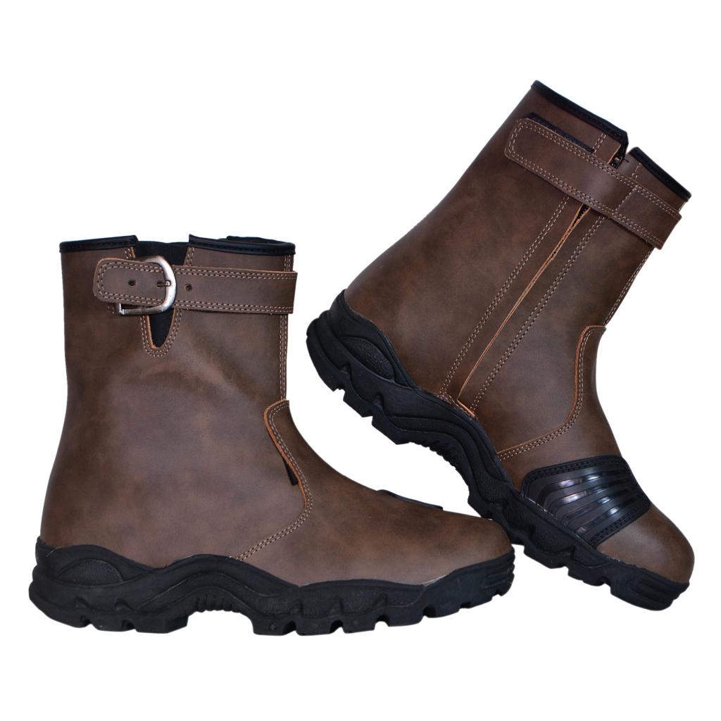 RIDERACT Motorcycle boots brown