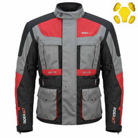 Waterproof motorcycle safety jacket