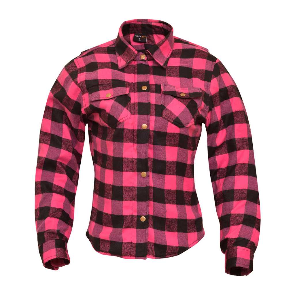 RIDERACT Women Kevlar Shirt Pink