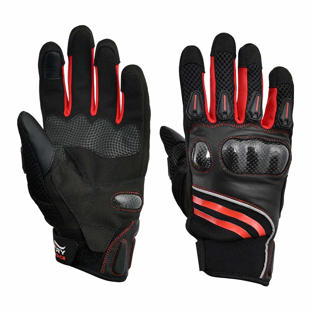 Summer moto gloves