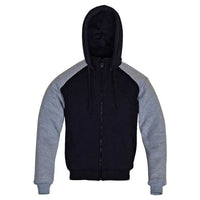 Motorcycle Kevlar Hoodie Black Grey