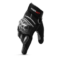 Leather motorcycle gloves
