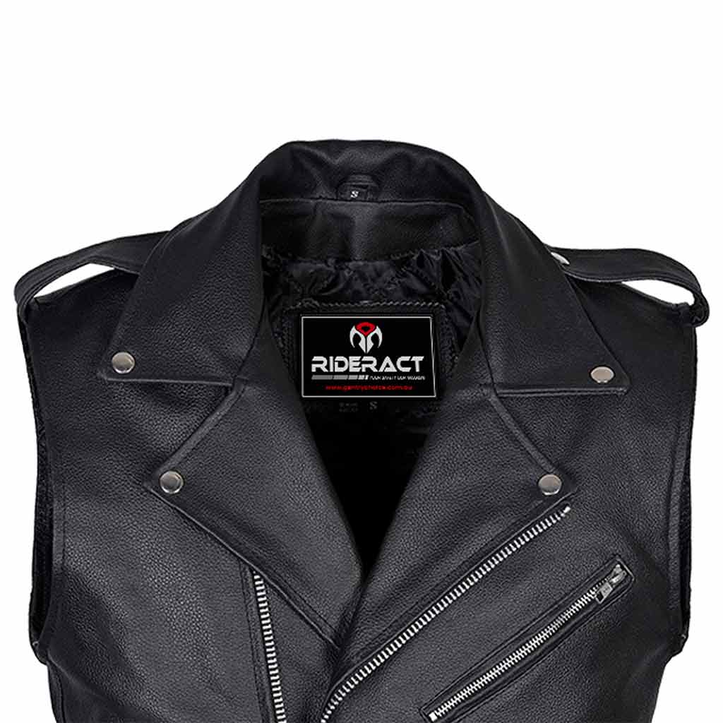 Brando Styles Sleeveless Jacket Style Vest