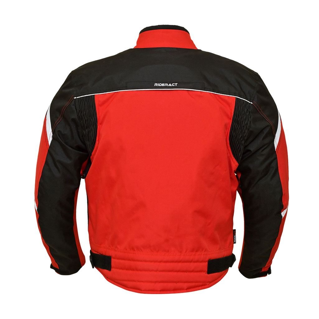 RIDERACT Cordura motorbike jacket red