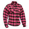 RIDERACT® Womens Flannel Shirt Reinforced Road Series