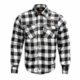 RIDERACT Kevlar Shirt White & Black