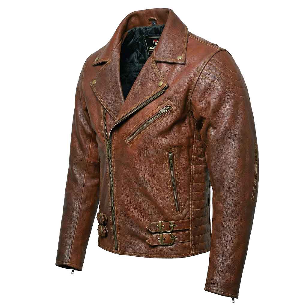 Side view of motorbike jacket Brando