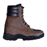 RIDERACT brown Motorcycle Riding Boots 