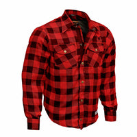 RIDERACT motorcycle shirt red black